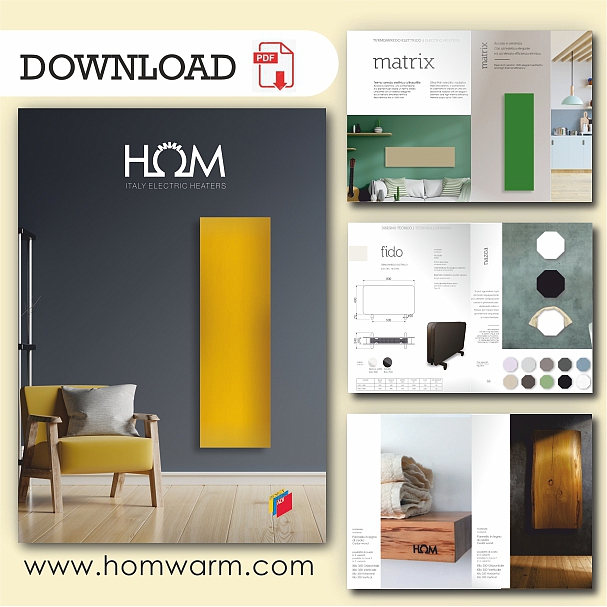 download catalogo radiadores toallerso eléctricos de diseño HOM