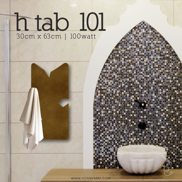Htab Towel Warmer, vertical and efficient