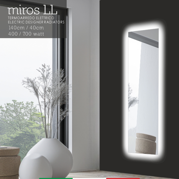 Miros Designer Radiator, clean lines
