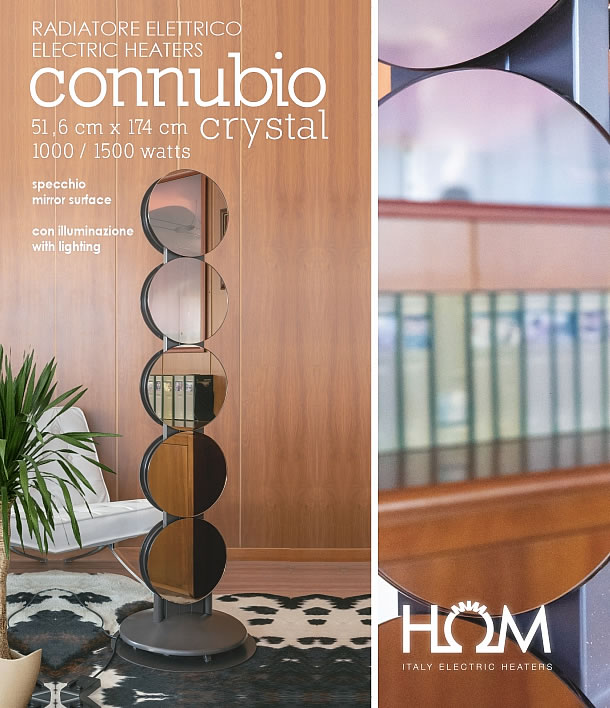 Connubio Crystal Radiator, transparent design